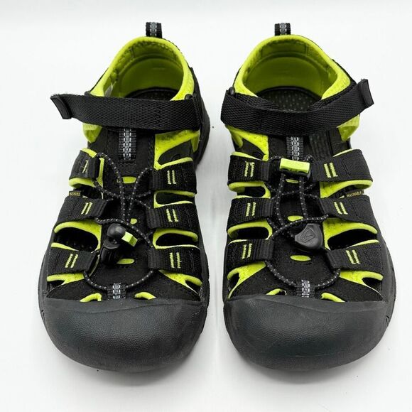 KEEN Newport II Lime Green Black Hiking Sandals - Big Kid US 4 / EU 36 - Picture 1 of 13